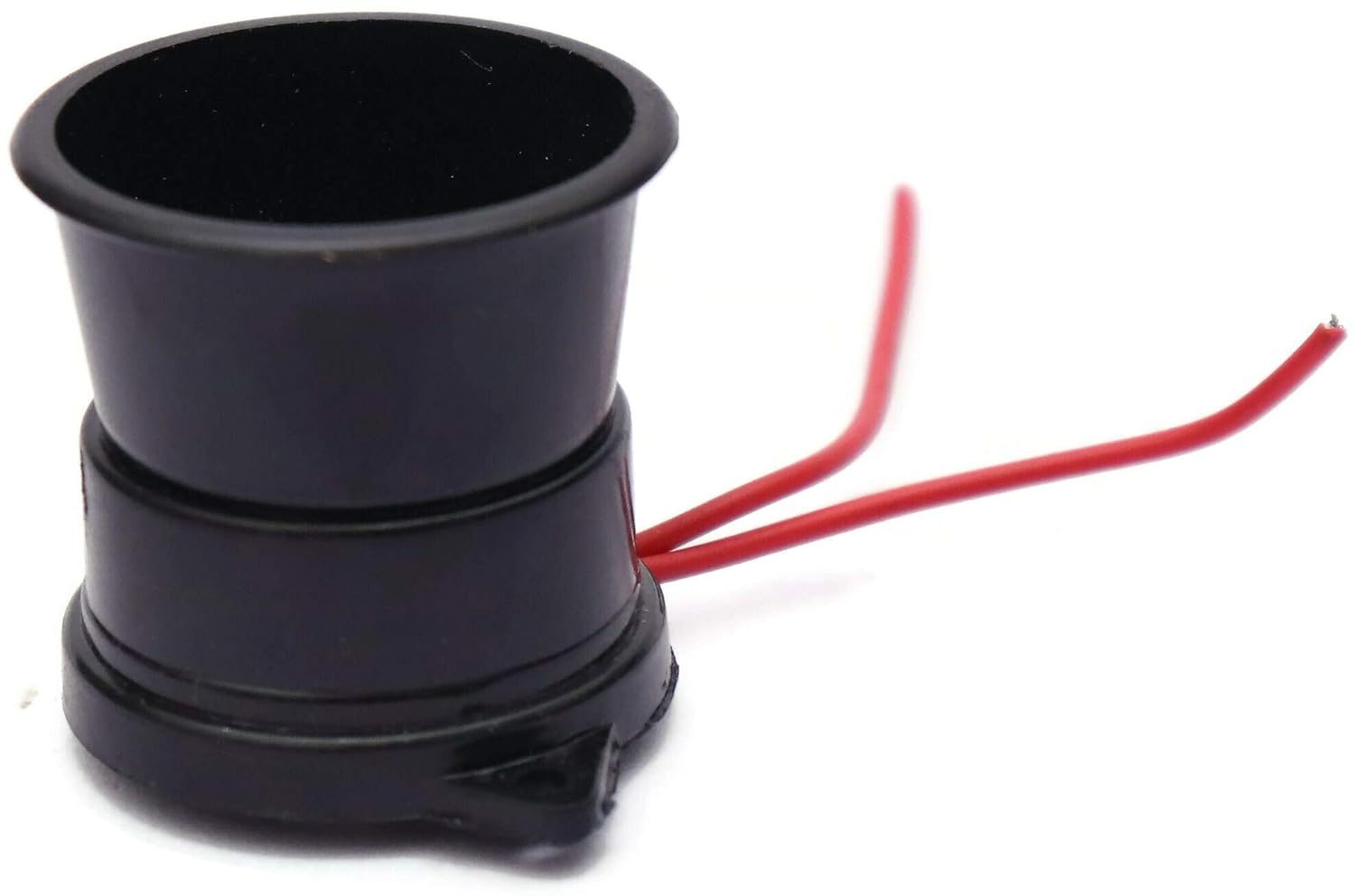 Electronic Spices 220v AC Black Piezo Electronic Alarm Discontinuity Sound Buzzer Beeper Pack of 2