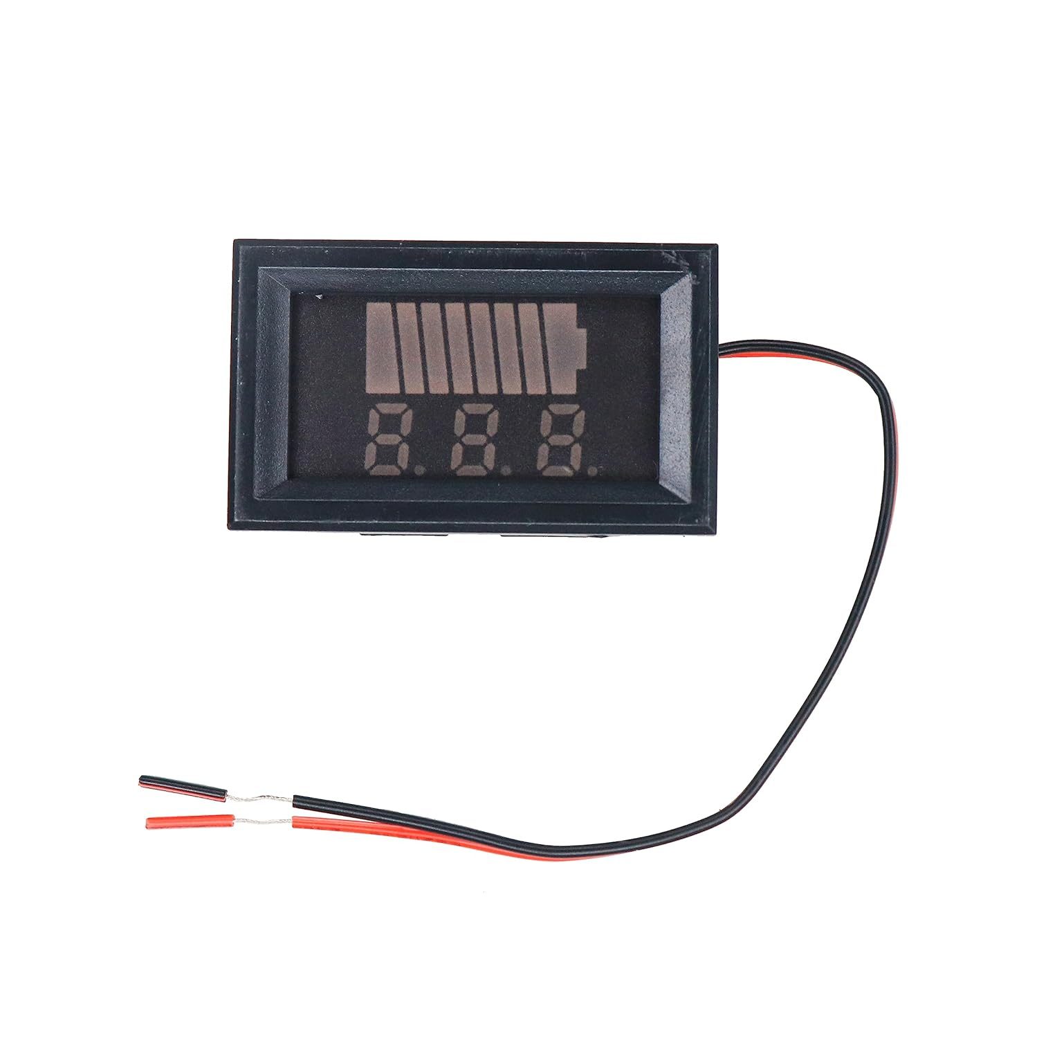 Electronic Spices Lead-Acid Digital Battery Capacity Indicator Charge Tester 12V-60V DC Voltmeter