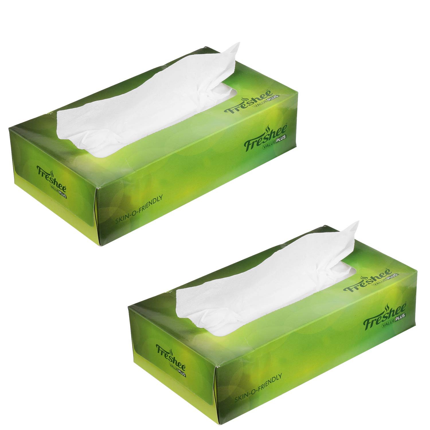 Freshee 2 Ply Tissue Paper Napkin For Dining Table,Car Tissue Box 100 Pulls Tissue Paper Pack Of 2