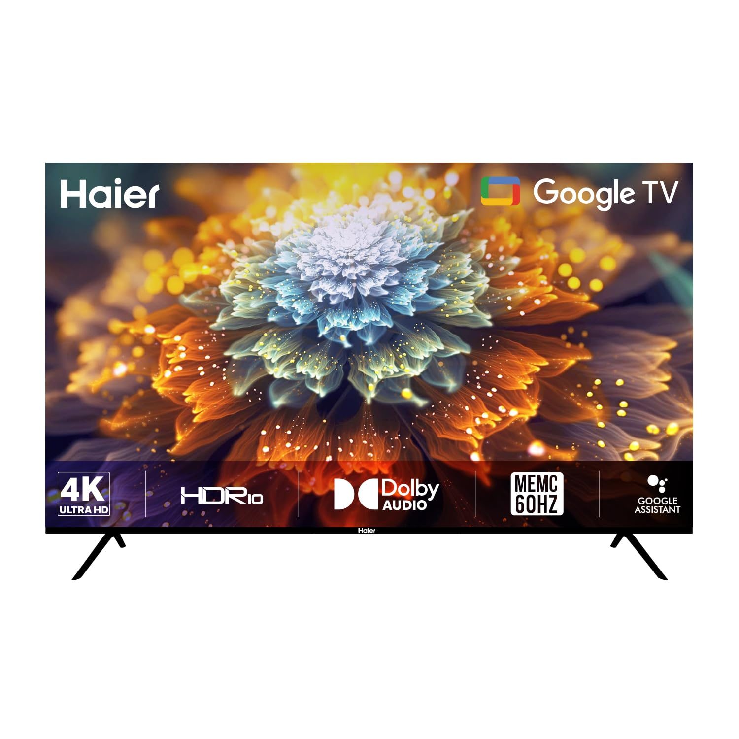 Haier 108 cm (43 inches) 4K Ultra HD Smart LED Google TV L43FG (Black)