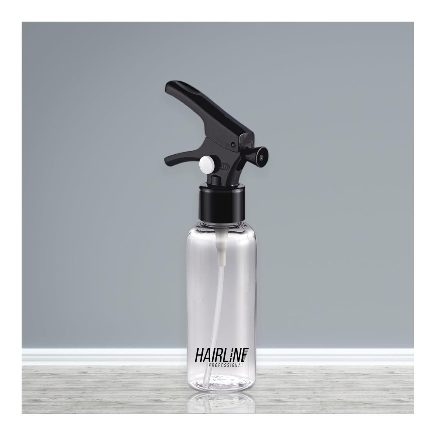 Hair Line Professional Multipurpose Empty Plastic Fine Mist Mini Trigger Spray Bottle Cleaning Solutions Kitchen Office Travel Gardening_Clear_20ml