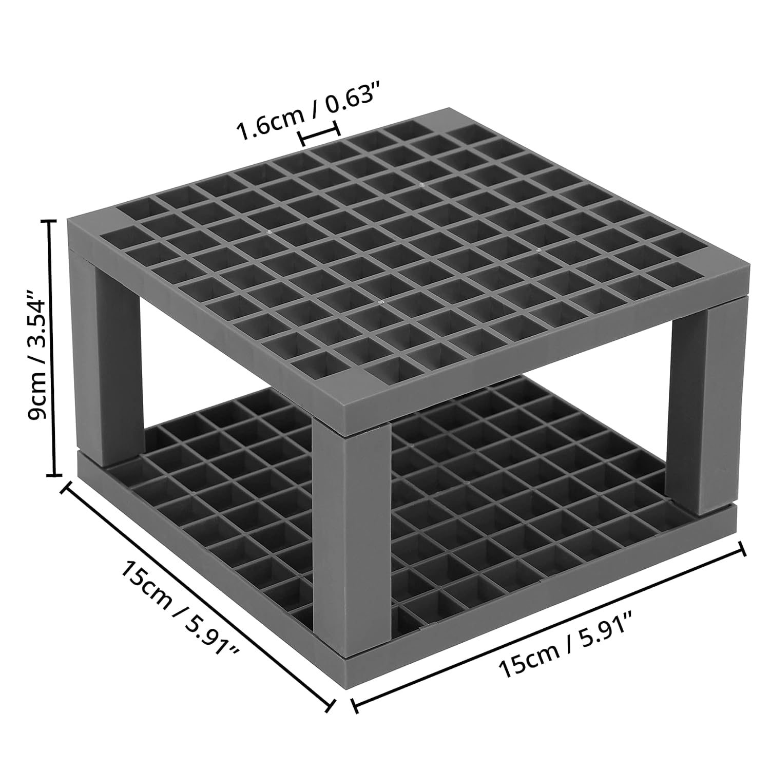House Tools 96 Holes Pencil & Brush Holder Tabletop Plastic Study Desk Organizer Stand for Pens, Paint Brushes, Modeling Tools, Office & Art Supplies Mesh Holder Stationery Organiser (Black) (1Pc’s)