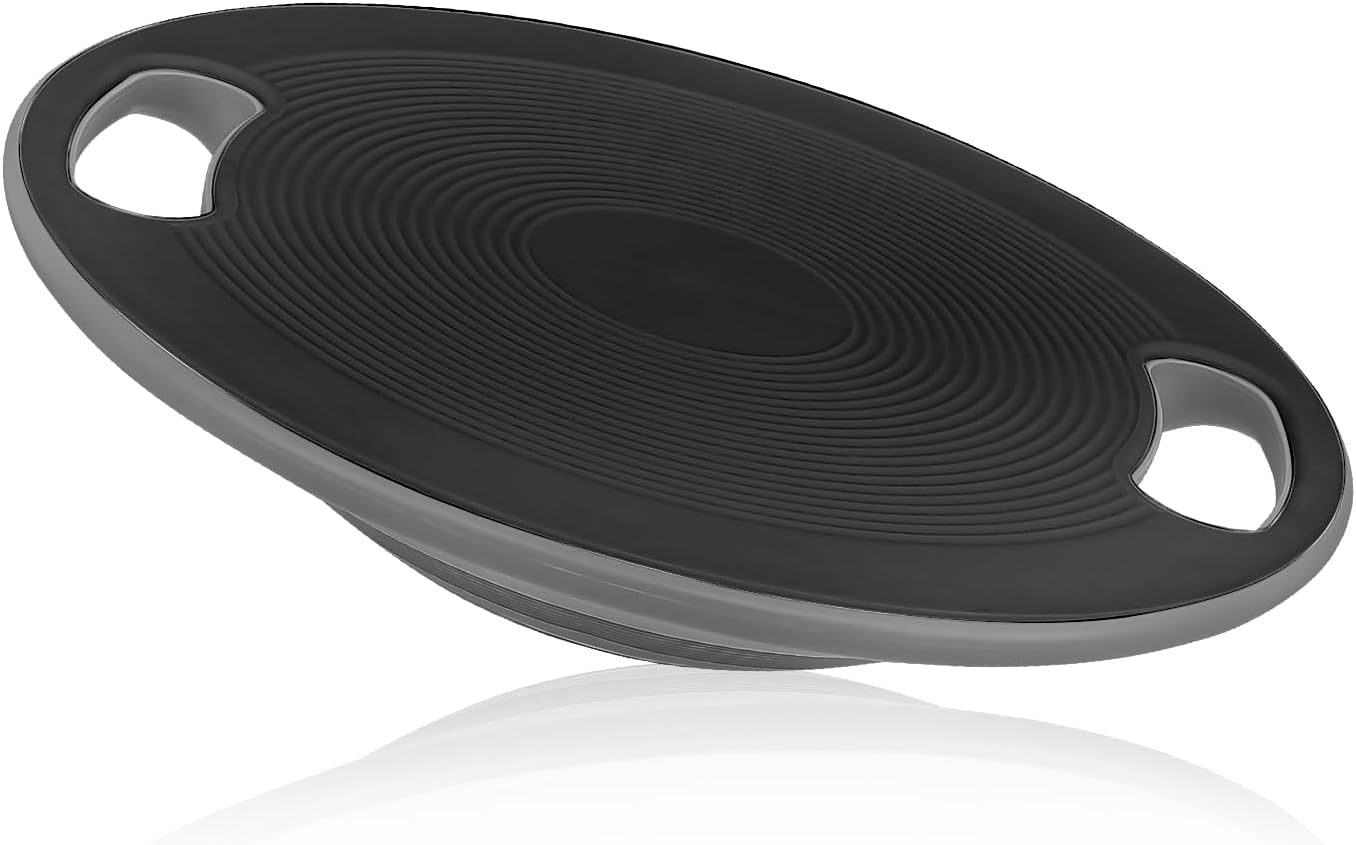 Istara Wobble Balance Board Physiotherapy Leg Exerciser Fitness Exercise Stability Disc Cushion Non-Slip Balancer Balancing Trainer Legs Core Workout Indoor Outdoor Gym Home Exercise Board