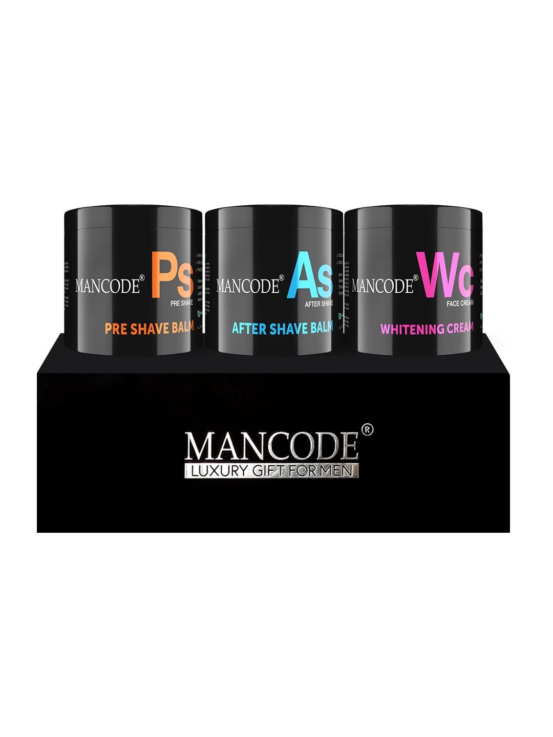 Mancode Gift Set for Men | Premium Grooming Kit | Men’s Skin, Face, Hair & Body Care Combo Kit | All Products Are Free From Paraben, SLS & Mineral Oil (Shaving Essential Kit, Gift Set -06)