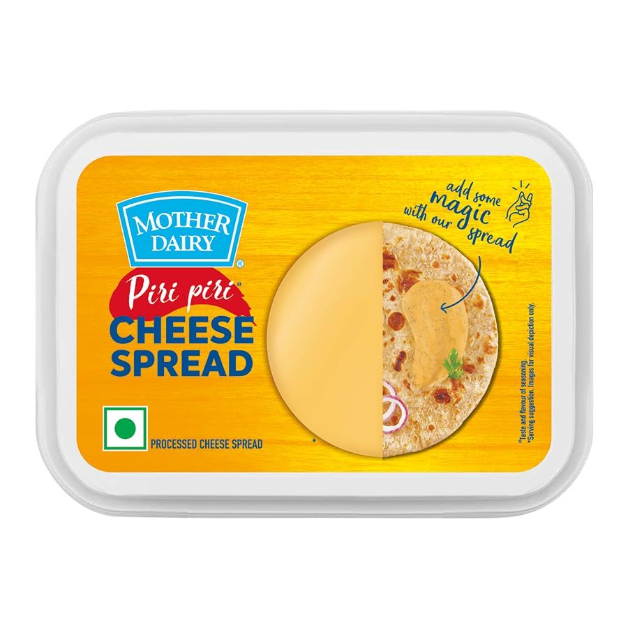 Mother Dairy Cheese Spread Piri-Piri, 180g