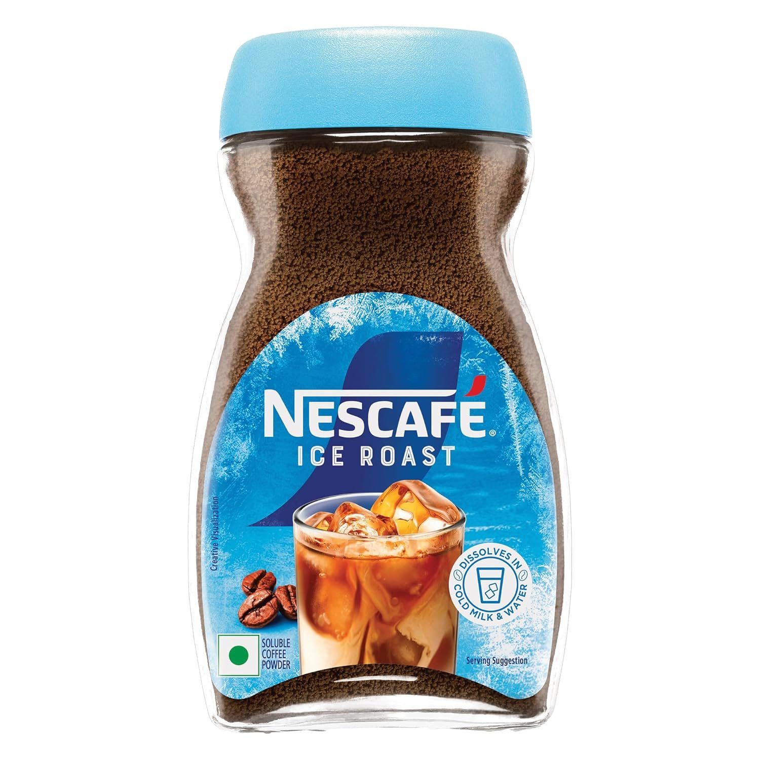 NESCAFE Ice Roast | Instant Coffee Powder for Cold Coffee Lovers | Right Coffee for Iced Coffee | Great Smooth Taste | Easily Dissolves in Cold milk & Cold water | 90g Jar (New Launch)