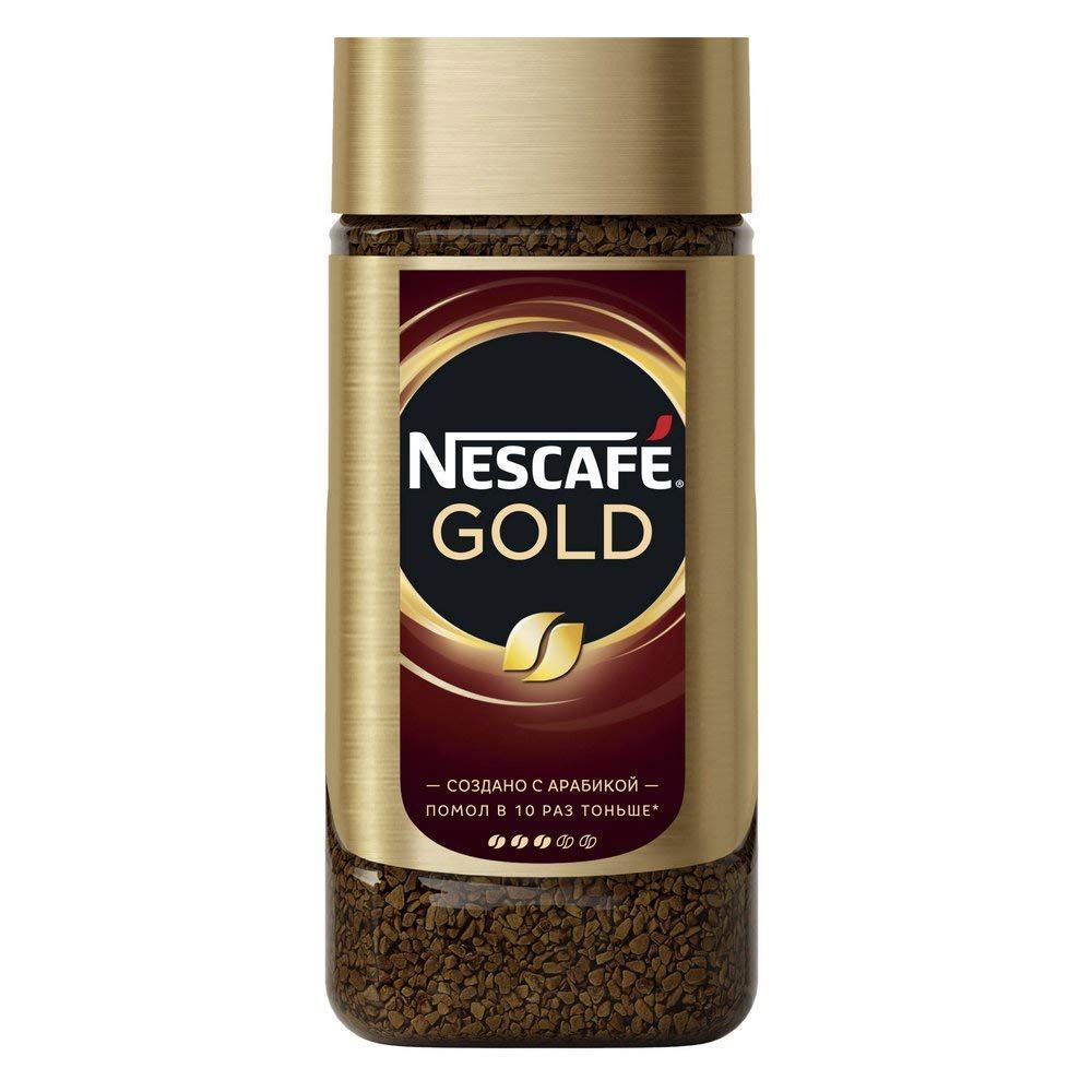 Nescafe Gold Smooth and Rich, Glass Bottle, Granule, 190g – Pack Of Three