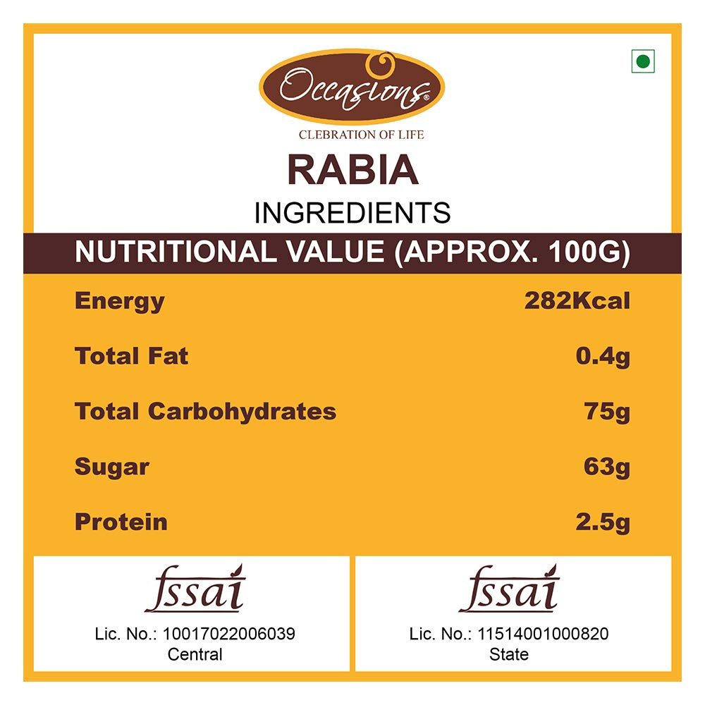 Occasions Soft, Delicious & Sweet Original Rabia Fresh Dates 1KG – Made in Saudi Arabia