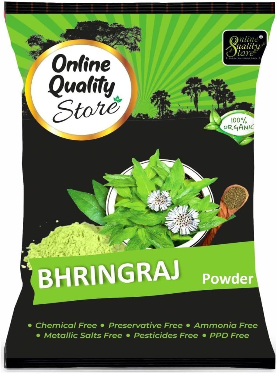 Online Quality Store Bhringraj powder for hair – 100% Organic (200 Grams)