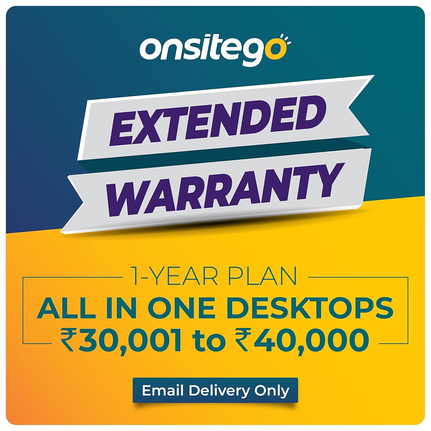 Onsitego 1 Year Extended Warranty for All in One Desktop (Rs.30001 to 40000) Email Delivery