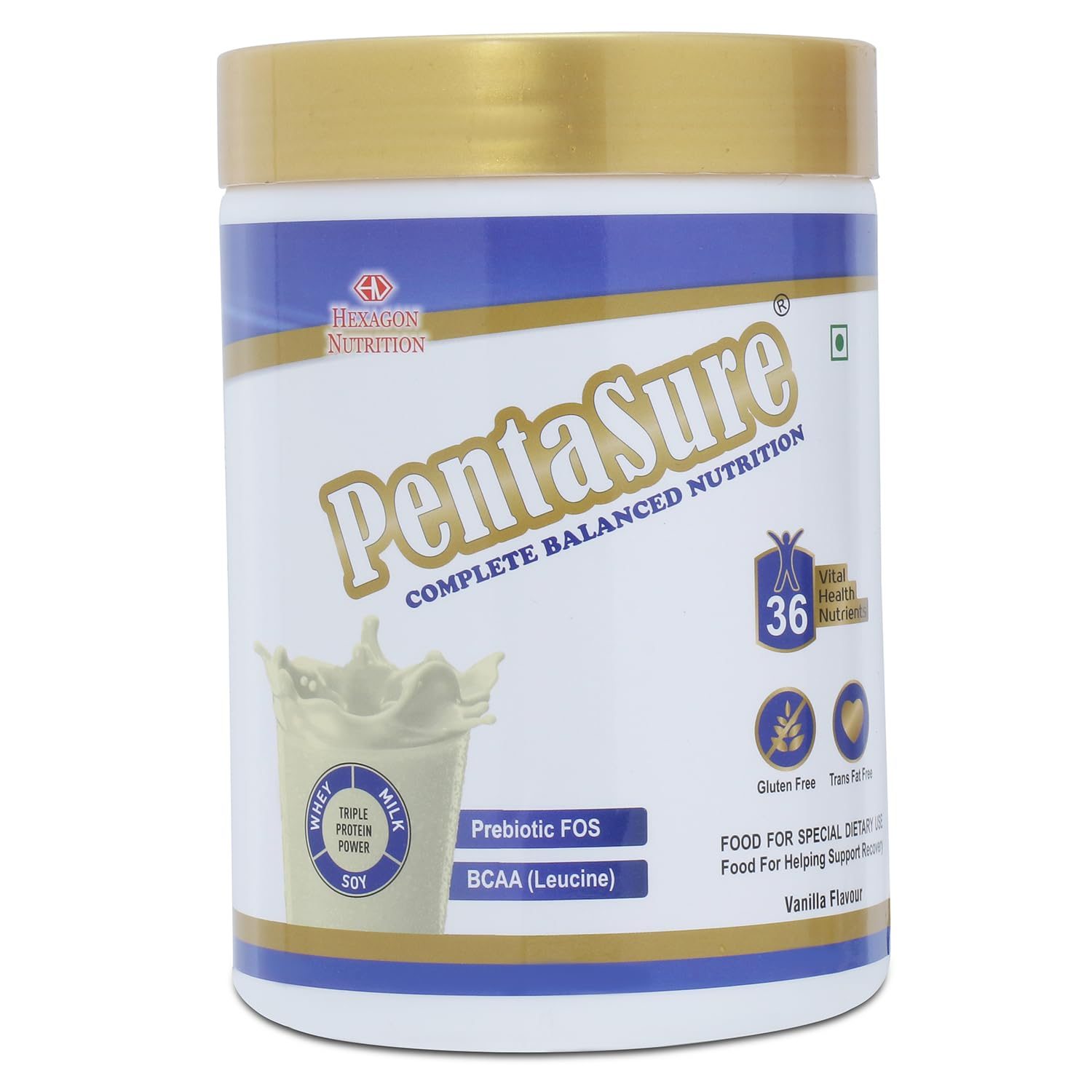 PENTASURE – Daily Nutrition Protein Shake- Vanilla Flavour 400gm