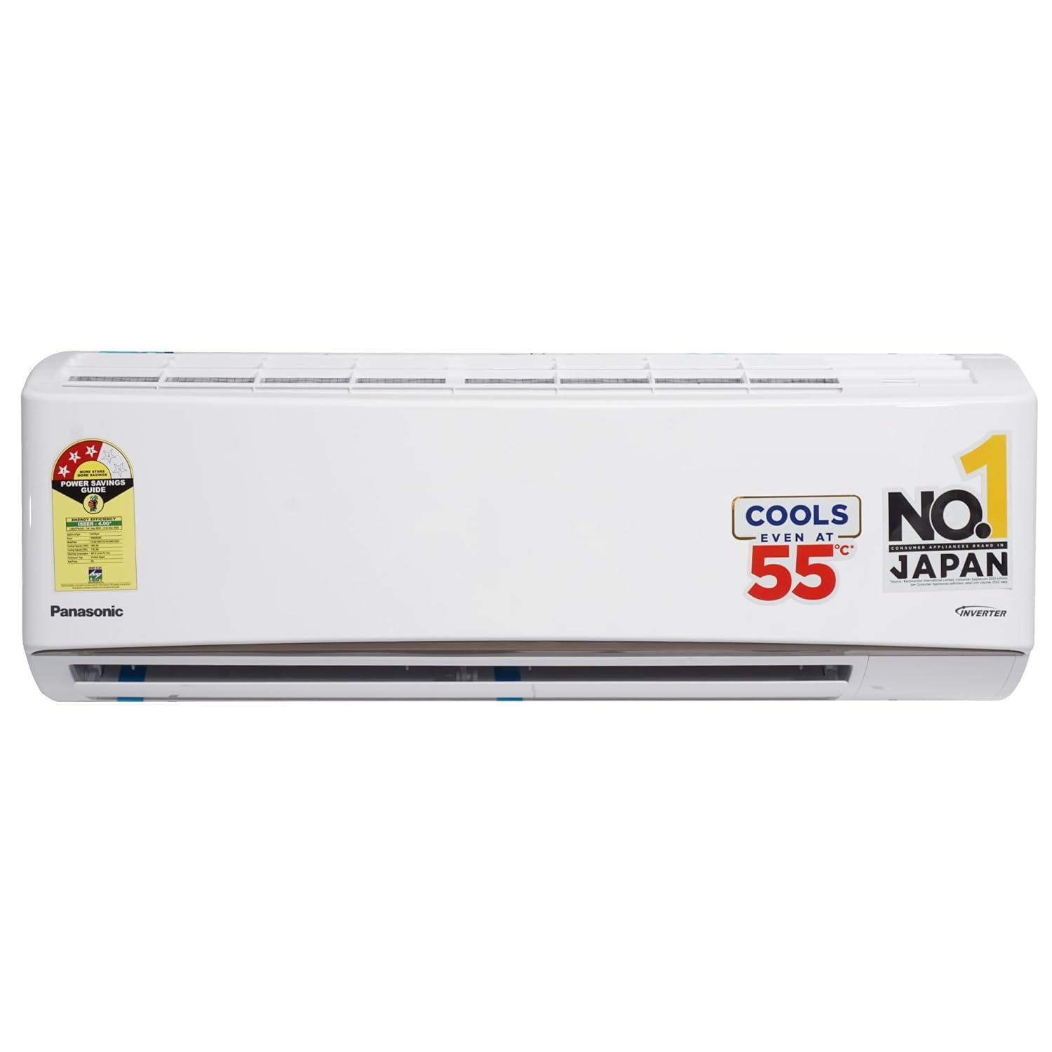 Panasonic RU 7 in 1 Convertible 1 Ton 3Star Inverter Split,(100% Copper Condenser, CS/CU-RU12BKY), 52°Tested, PM0.1 Filter, 2Way Swing, High CFM, Powerfull Mode & Crystal Clean Technology