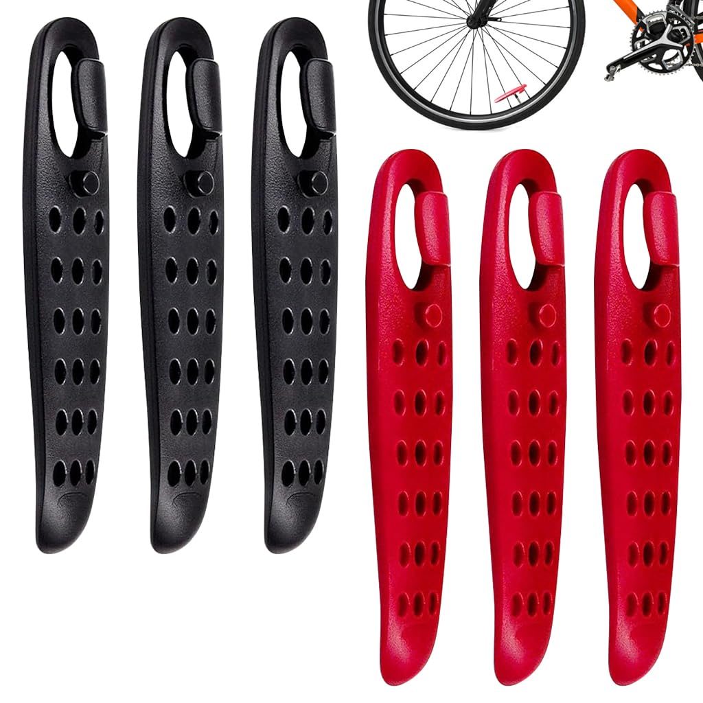 Proberos® 6Pcs Roadside Bicycle Tyre Levers Tool for Inner Tube Tire, 4.3 Inches High Strength Bike Tool Bicycle Repair Tool, Lever Repair Tools Bike Bicycle Tyre Repair Tools