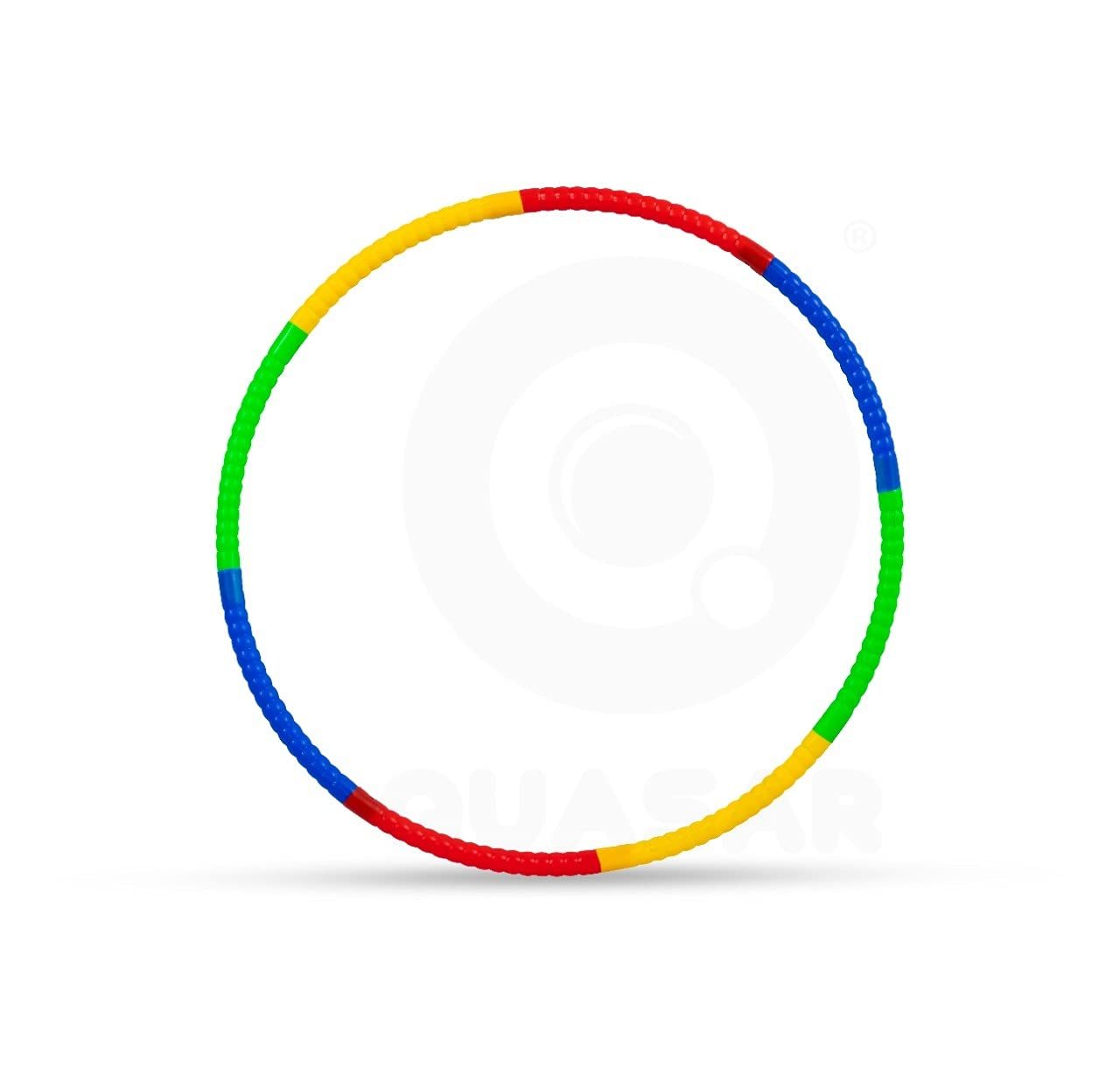 Quasar Classic Hula Hoop Consists of Inter-Lockable, Medium Size Also Use Sport Playing Outdoor Indoor Children Adult, Teenagers Best Fitness Tools Hoops for Weight Loss/Abdominal Shaper (Medium)