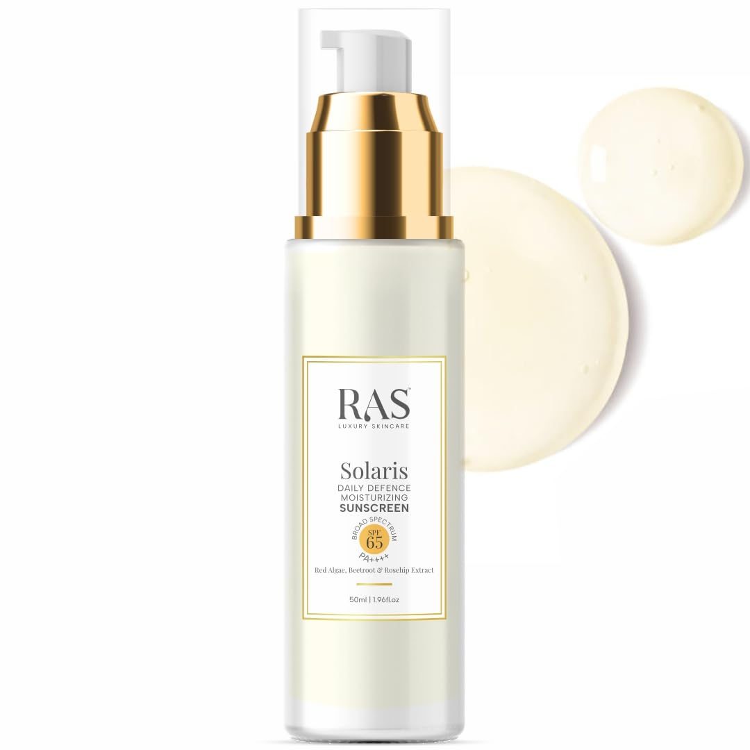 RAS Luxury Oils Solaris Daily Defence Mineral Sunscreen, SPF 50, PA+++, Protects from UV damage