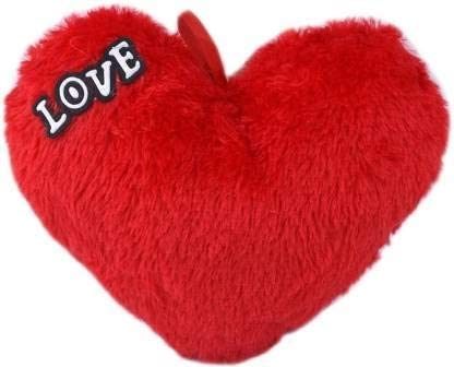 RATEHALF Heart Shaped Super Soft Toy for Gifting, Home Decor and lot More 8 x 6 inches