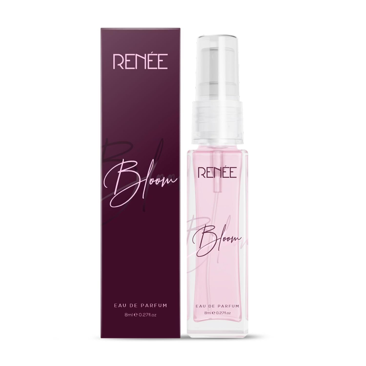 RENEE Eau De Parfum Bloom 8Ml, Premium Long Lasting Luxury Perfume Scent For All Occasions, Travel Friendly Mini Perfume, Women, Liquid