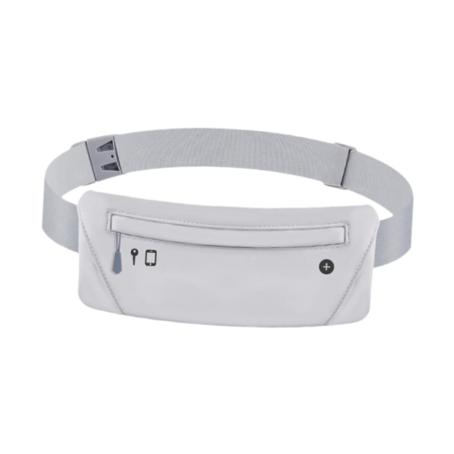 Running Belt Fanny Pack Lightweight Phone Holder for Outdoor Fitness Walking Gray-Sporting Goods-Fitness Running & Yoga-Fitness Equipment & Gear-Running Belts