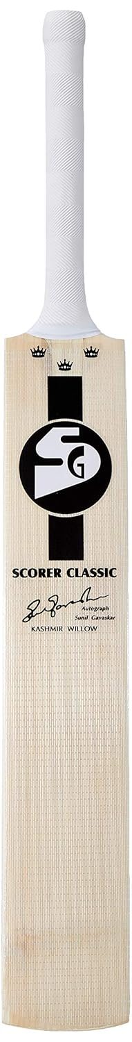 SG Scorer Classic Kashmir Willow Cricket Bat ( Size: Size 4,Leather Ball )