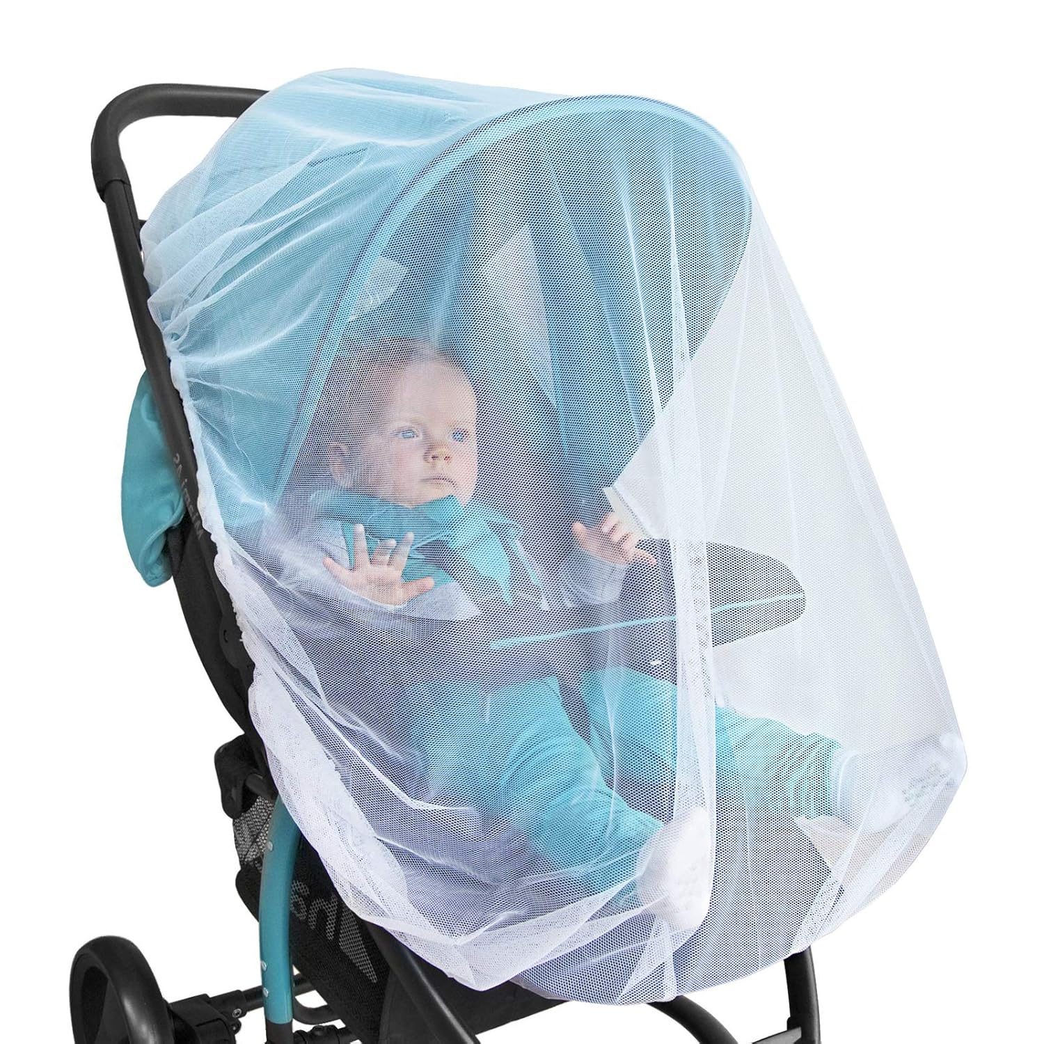 Safe-O-Kid® Waterproof Net, Wind Shield Net for Baby Pram/Strollers – Transparent