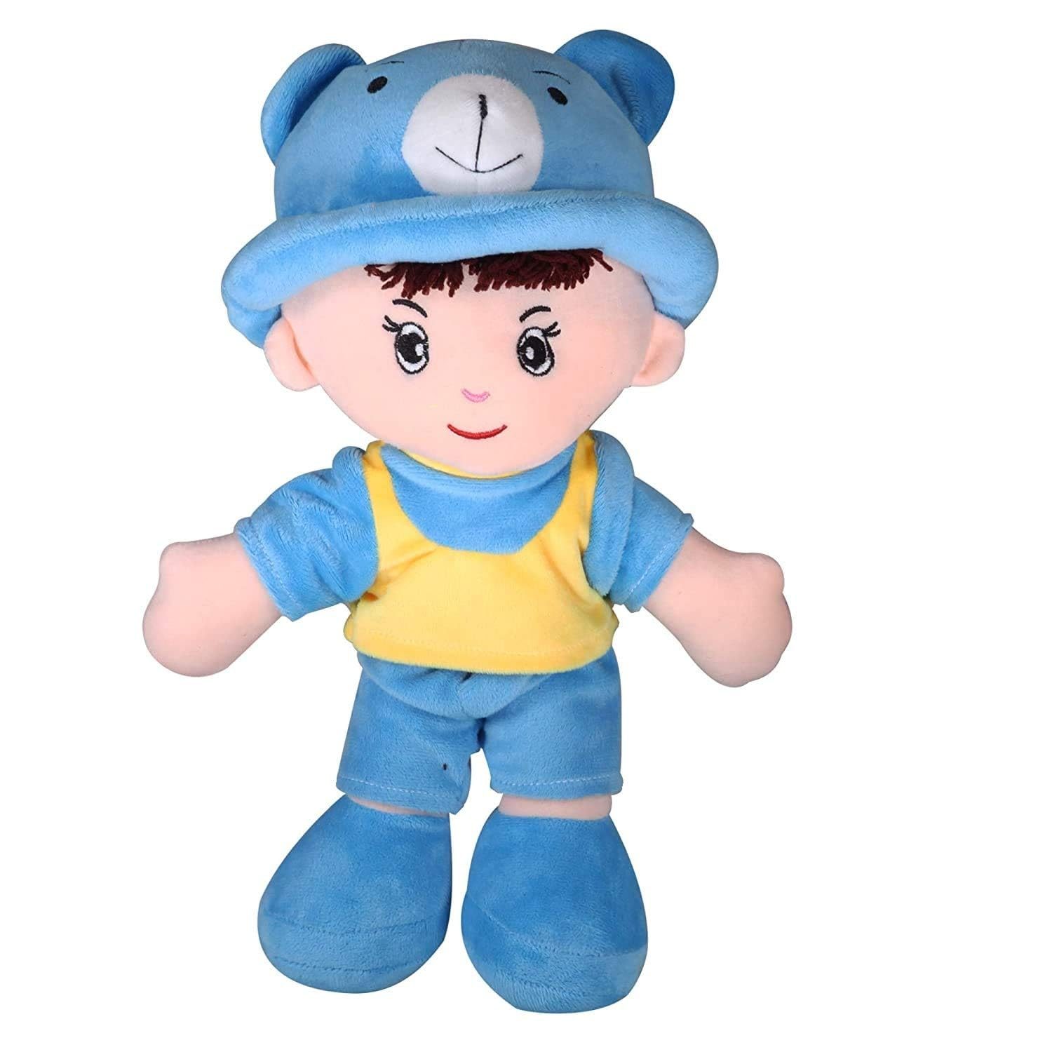 Shivay International Soft Plush Addie Boy for Kids Huggable & Adorable Plush for Toddlers | Baby Doll with Hat for Boys and Girls | Soft and Cuddly Stuffed Toy for Babies