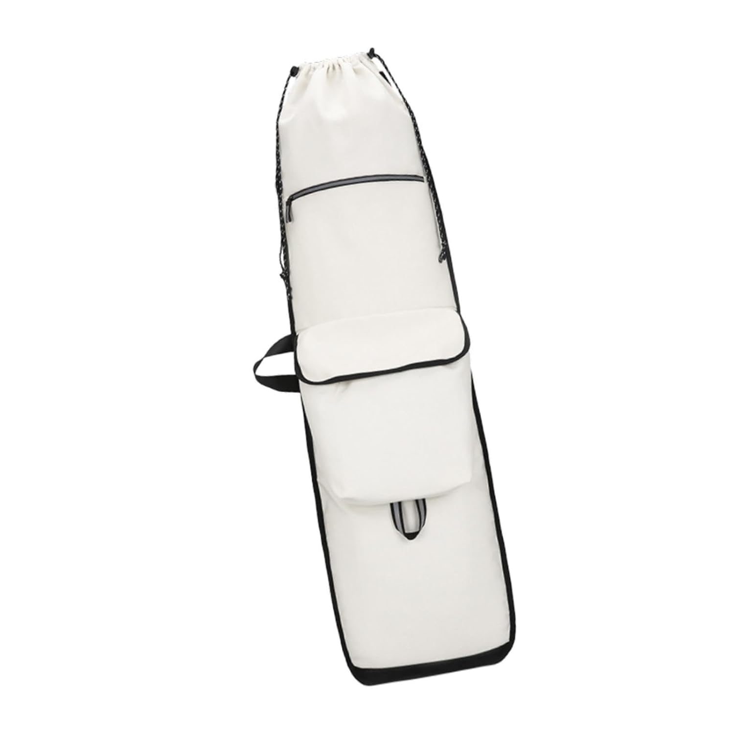 Skateboard Backpack Travel Drawstring Closure for Outdoor Activities Fitness White-Sporting Goods-Outdoor Sports-Skateboarding & Longboarding-Skateboard Parts-Other Skateboard Parts