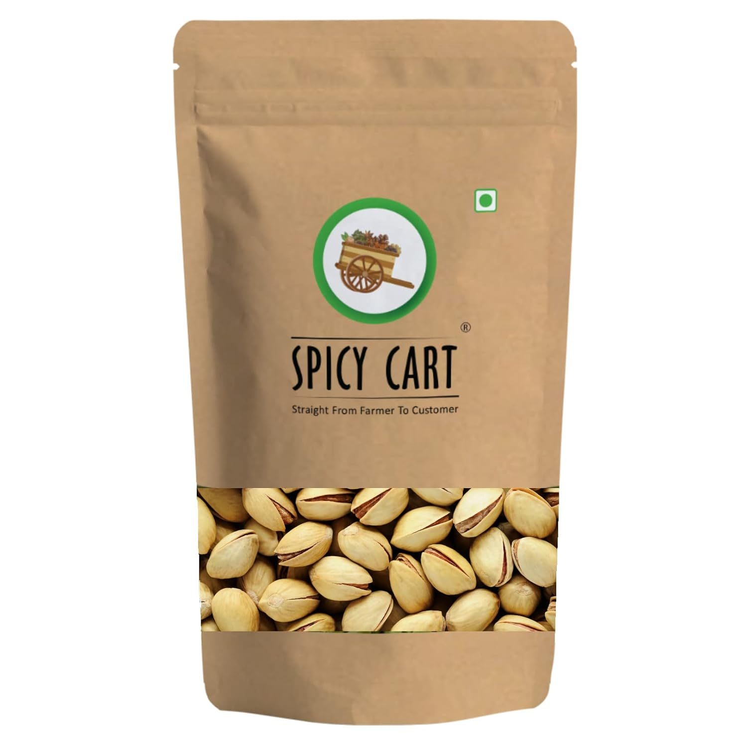 Spicy Carte Premium Salted and Roasted Pistachios, 250gm