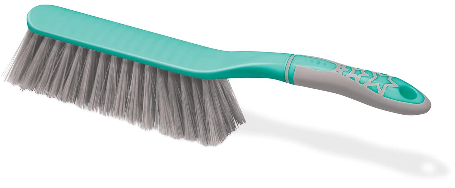 Spotzero by Milton Dust Removal Brush General Cleaning Daily Duster, Flexible Bristles, All Purpose Dusting Brush for Carpet, Keyboard, Home, Hotel and Household – Pack of 1 (Aqua Green)