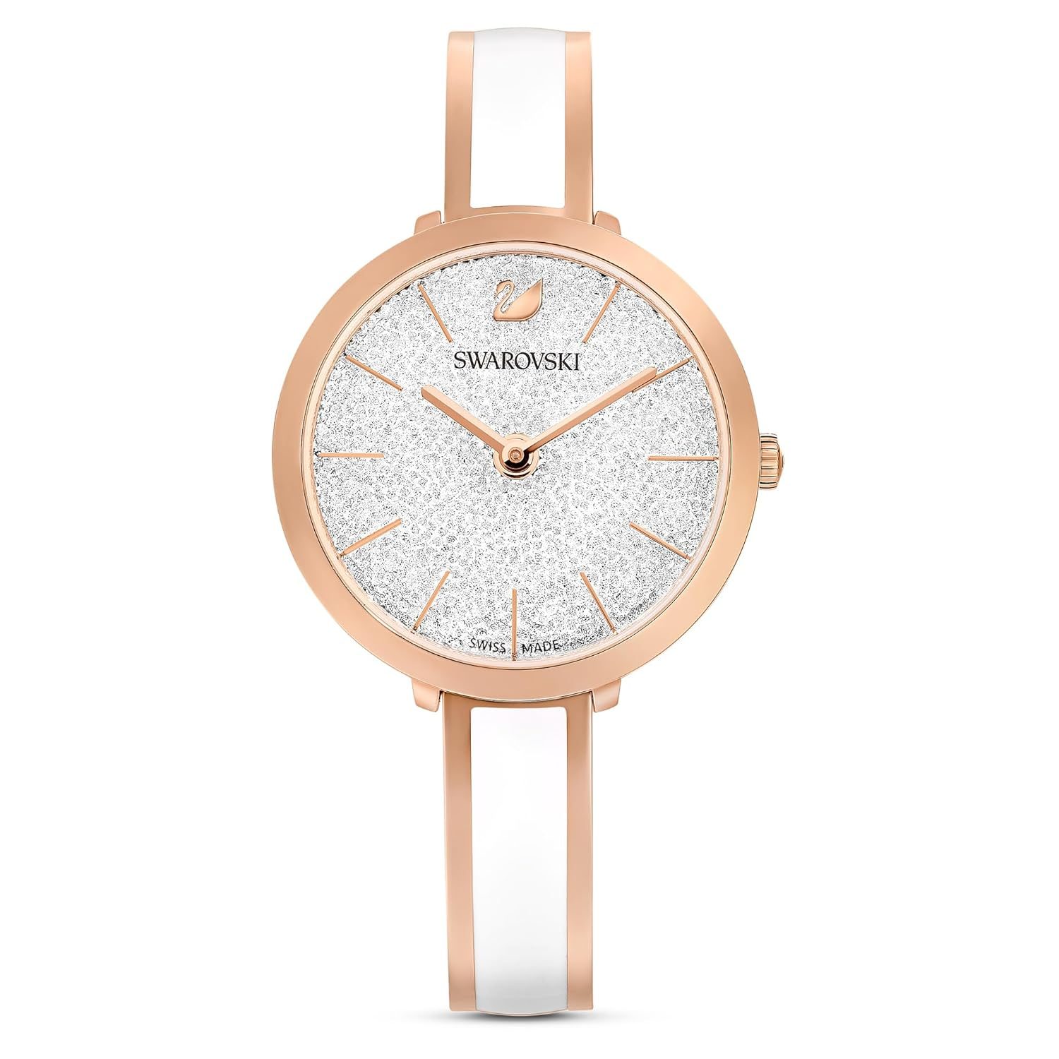 Swarovski Stainless Steel Analog Rose Gold Dial Women’s Watch-5580541, Band Color:Multicolor