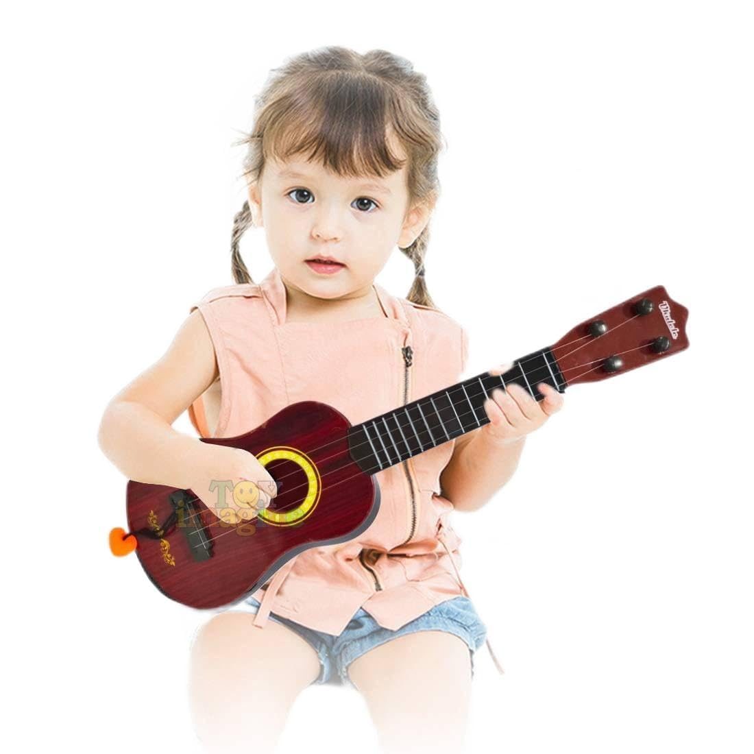 Toy Imagine Guitar Toy 4-String Acoustic Music Learning Toys | Sound Toys Best Gift for Kids | Musical Instrument Educational Toy Guitar for Beginner | Age 3 – 6 (Product Colour May Vary) 18