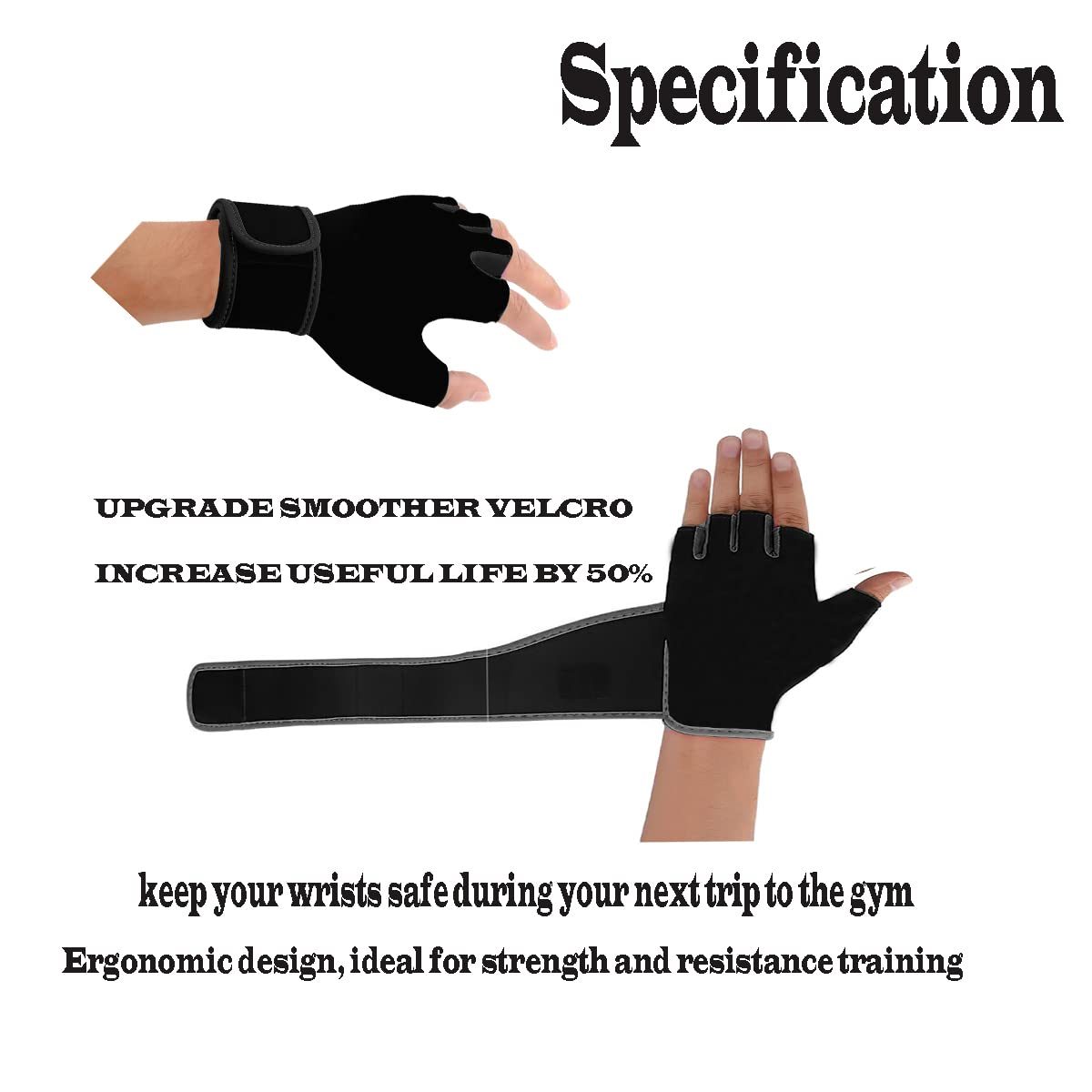 True Indian Gym Gloves for Men with Wrist Support Accessories, Gym Gloves for Women for Weightlifting, Gloves for Gym Workout for Training, Exercise, Cycling Gloves