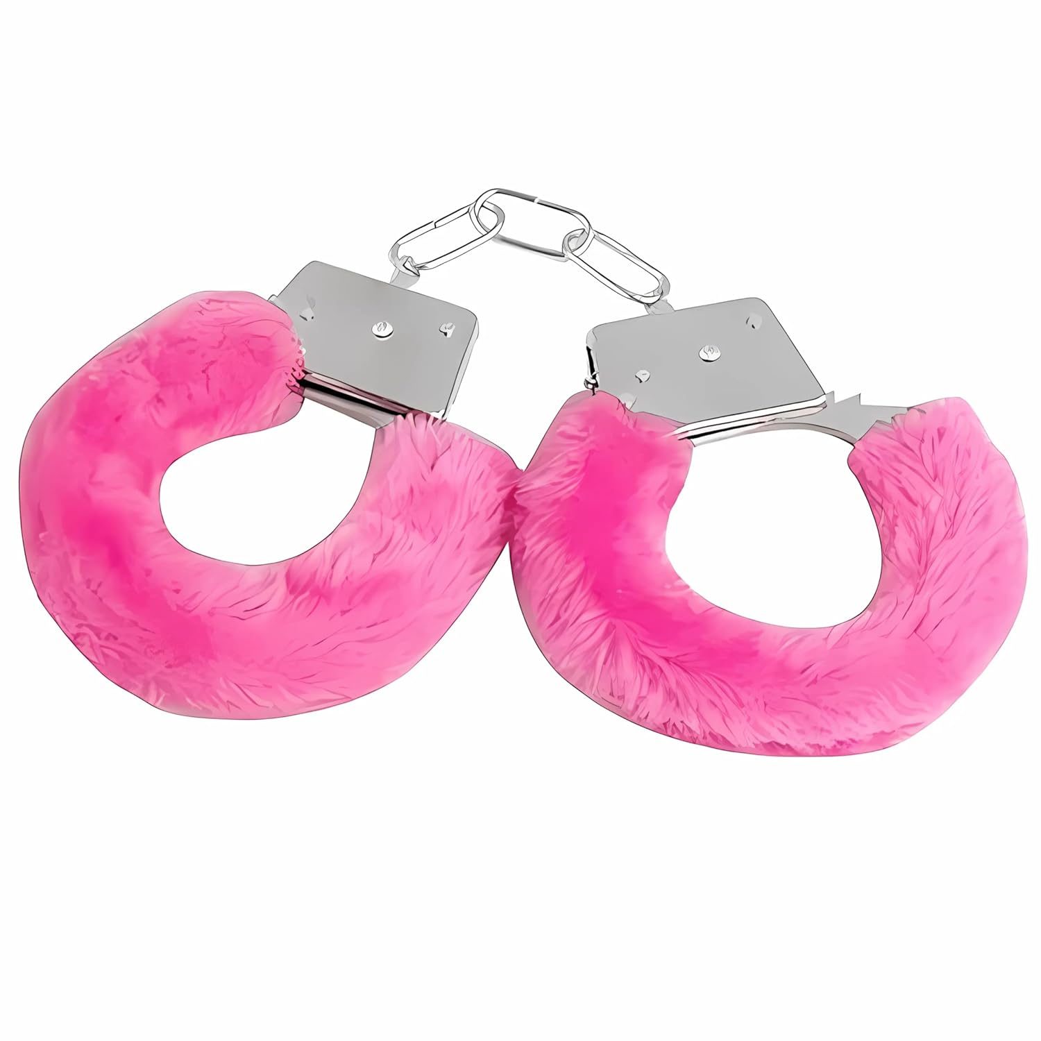 Wah!! Store Handcuff for Kids for Police Role Paly, Fancy Dress Accessories Metal Handcuffs and Cop Toy Hen Party Hathkadi Pack of 1 – Pink