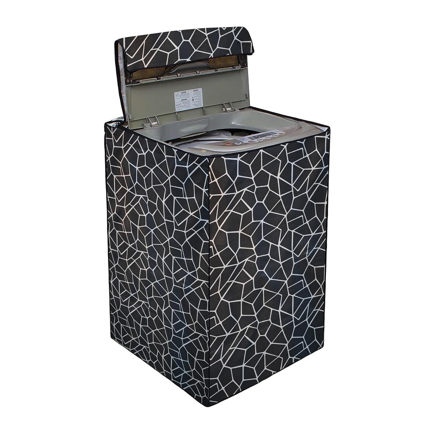 Wings Star Fully Automatic Top Loading Washing Machine Cover Compatible for IFB 7 Kg (MAGIC CLEAN 7.0 GENX GREY 5YMW) Washing Machine Waterproof & Dustproof – KUM178